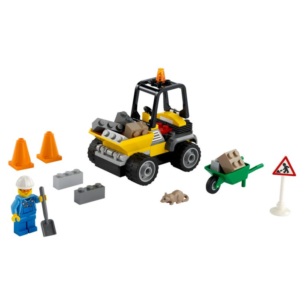 Конструктор Lego City Пикап для дорожных работ (60284)