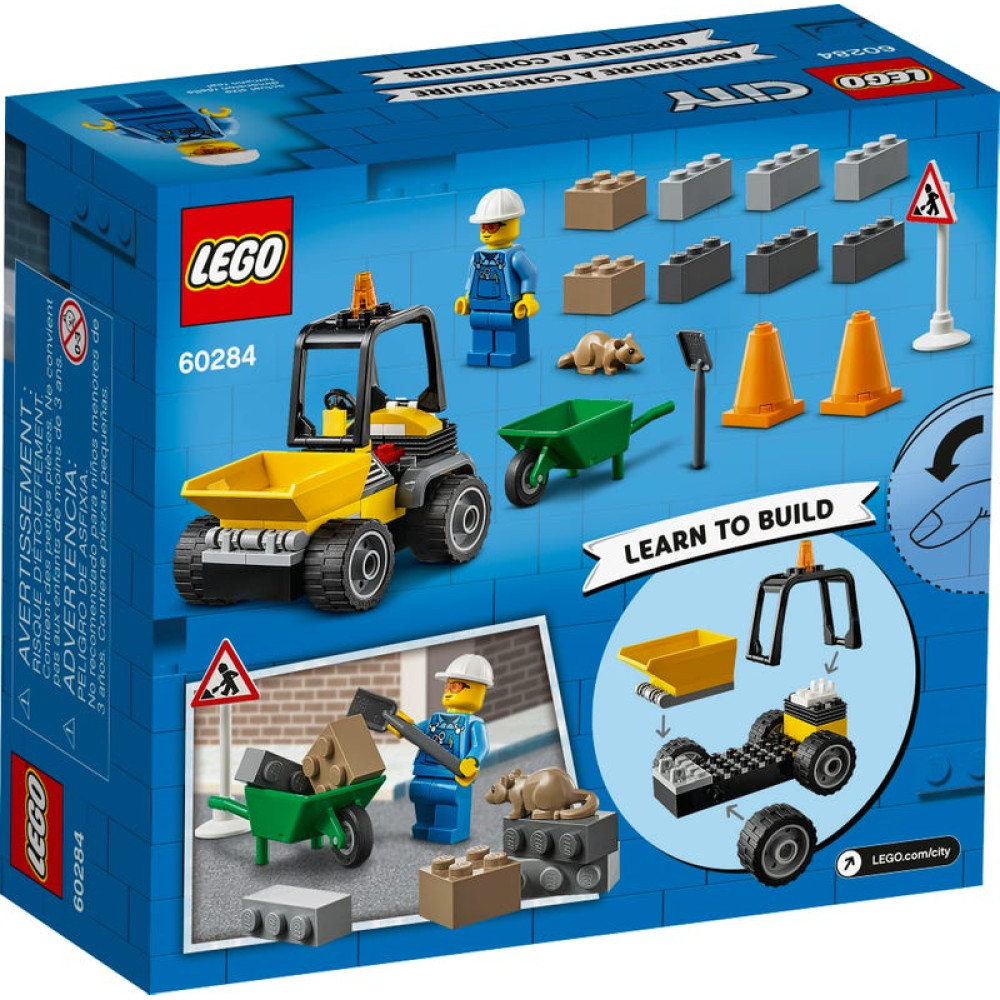 Конструктор Lego City Пикап для дорожных работ (60284)