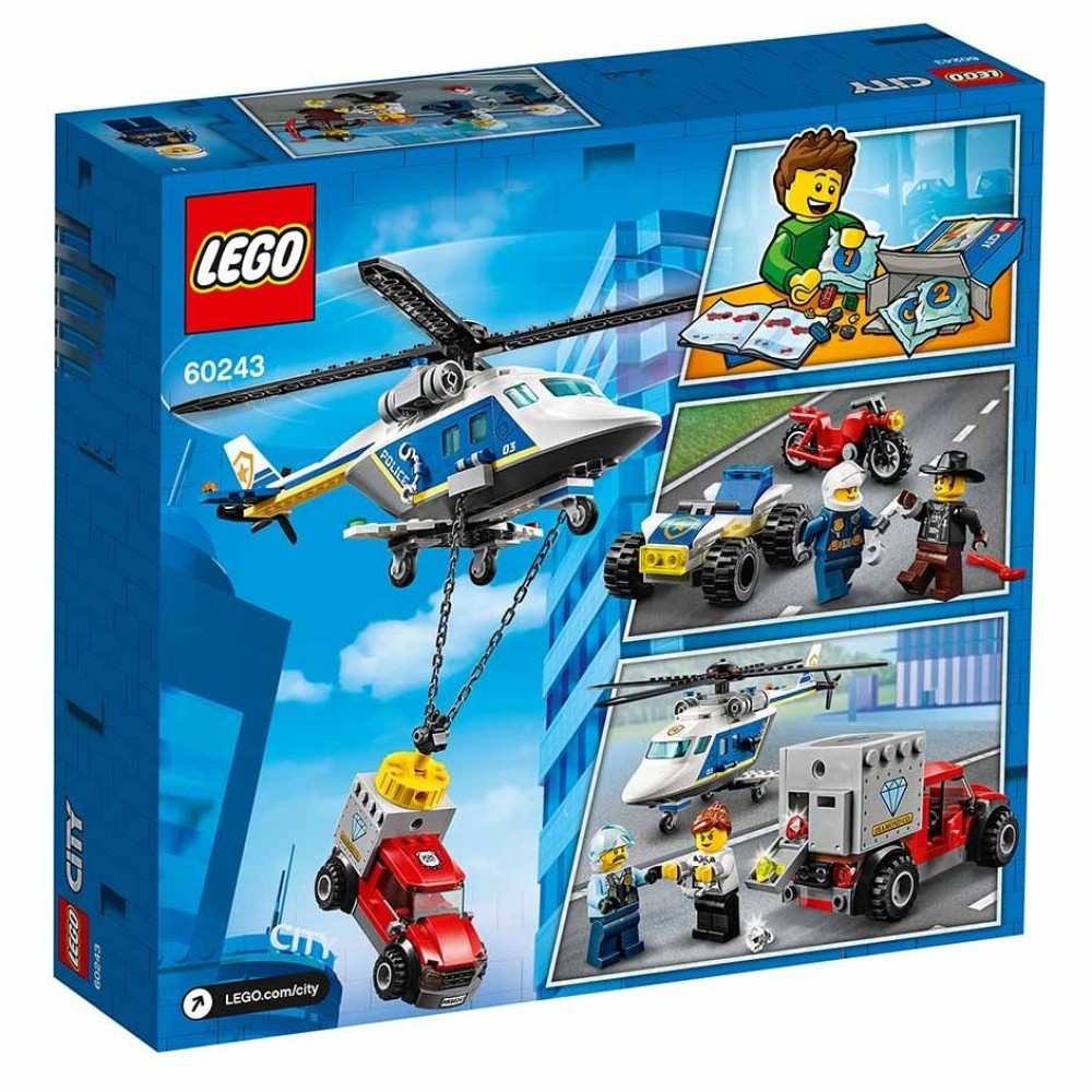 Конструктор Lego City Погоня на полицейском вертолете (60243) Конструктор Lego City Погоня на полицейском вертолете (60243)