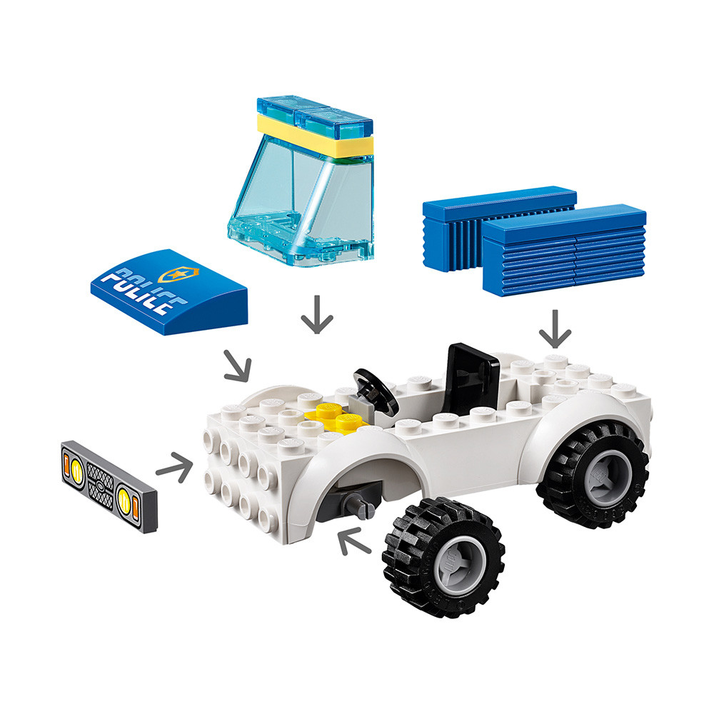 Конструктор Lego City Полицейский отряд с собакой (60241)