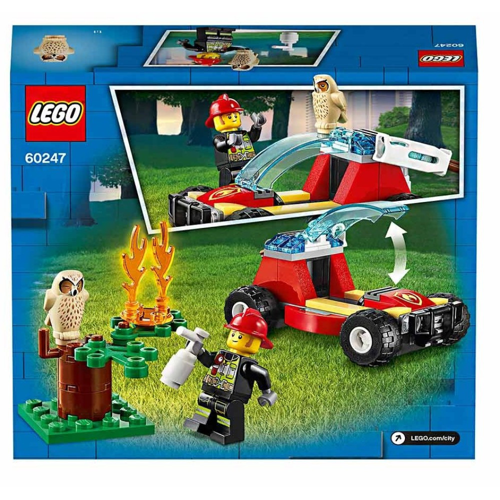 Конструктор Lego City Лесные пожарные (60247)