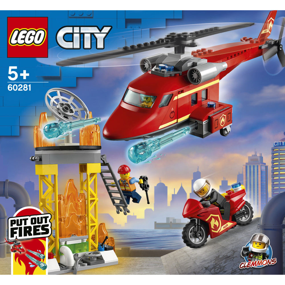 Конструктор Lego City Пожарный спасательный вертолет (60281)
