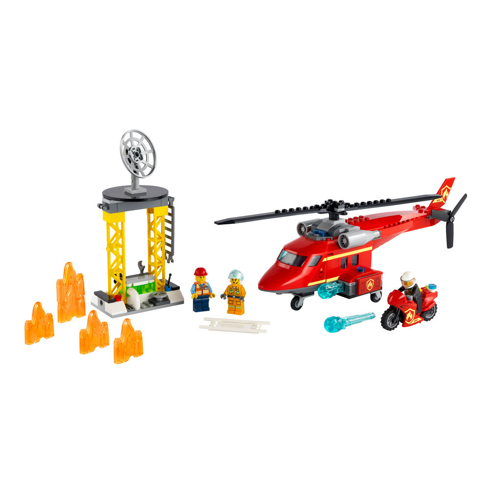 Конструктор Lego City Пожарный спасательный вертолет (60281)