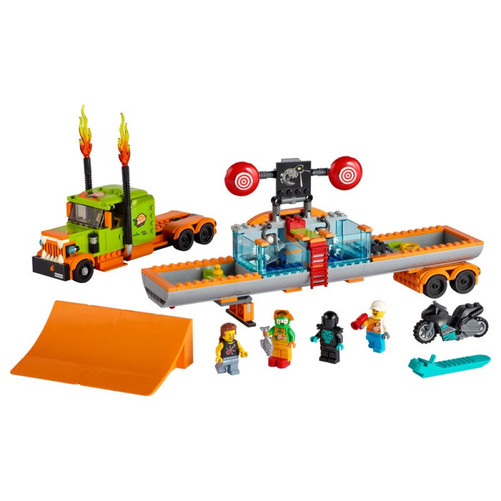 Конструктор Lego City Каскадерский грузовик (60294)