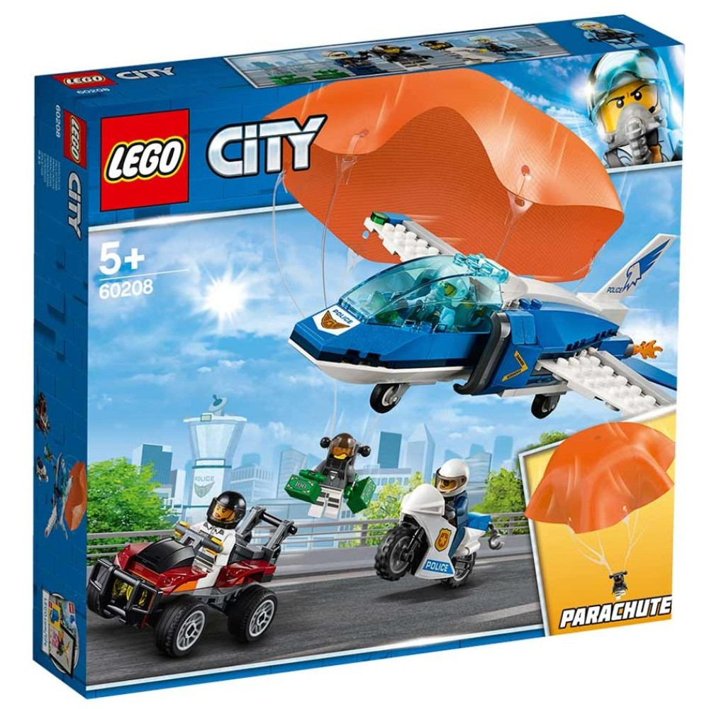 Конструктор Lego City Воздушная полиция арест с парашютом (60208)