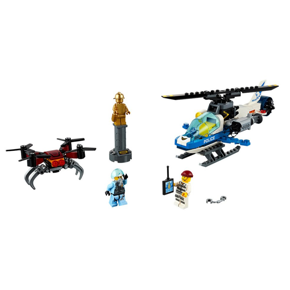 Конструктор Lego City Воздушная полиция преследование с дроном (60207)