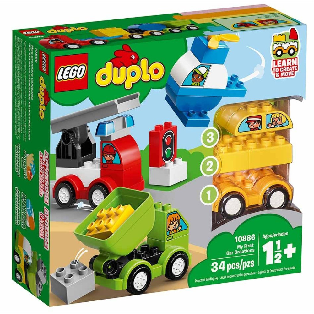 Конструктор Lego Duplo Мои первые машинки (10886)