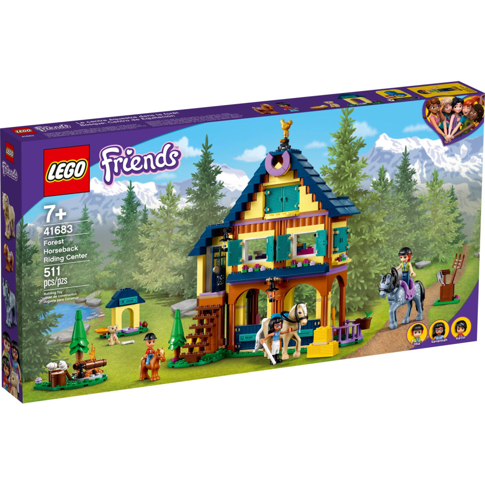 Конструктор Lego Friends Лісовий клуб верхової їзди (41683)