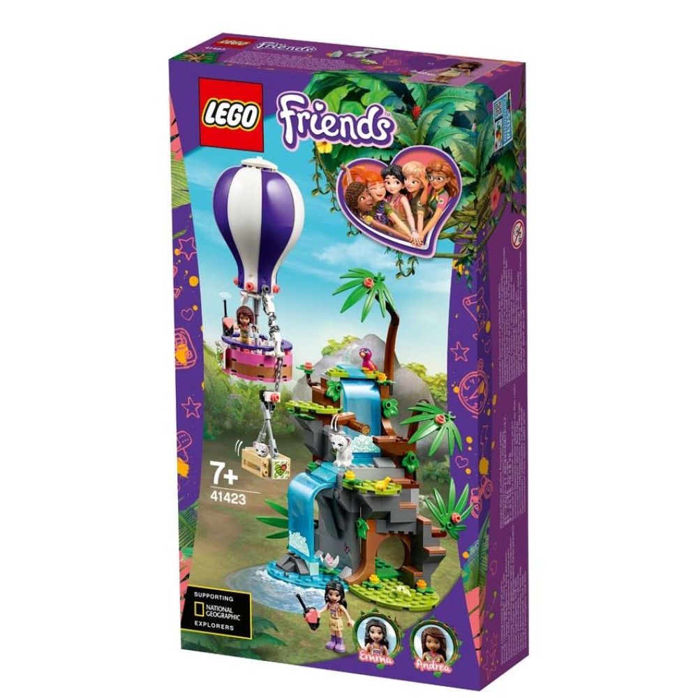 Конструктор Lego Friends Спасение тигра на воздушном шаре (41423)