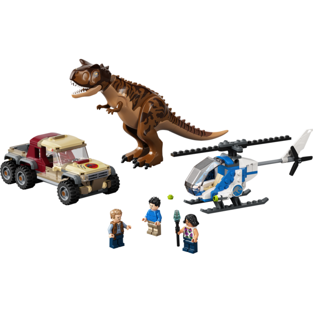 Конструктор Lego Jurassic World Преследование динозавра карнотавра (76941)