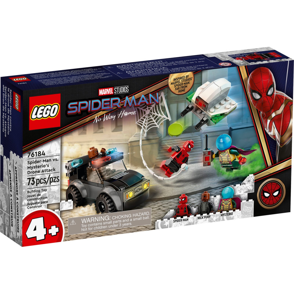 Конструктор Lego Super Heroes Marvel Человек-Паук против атаки дрона Мистерио (76184)