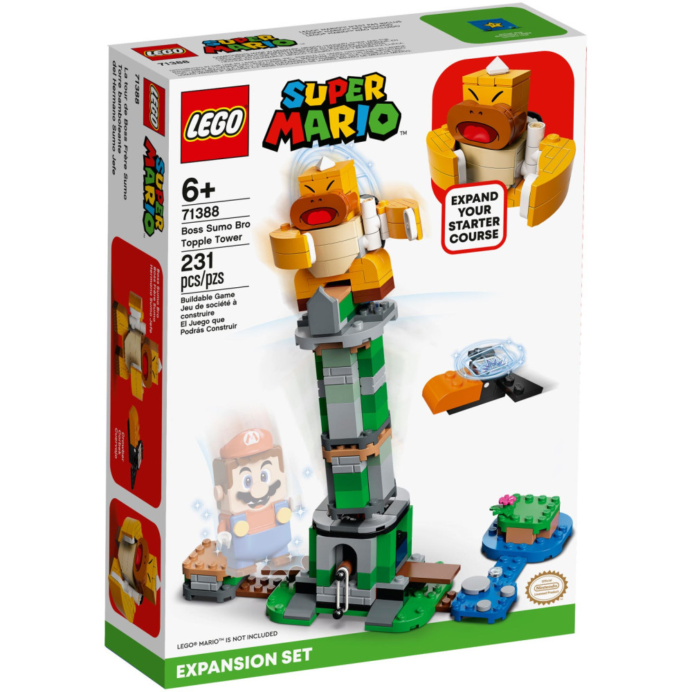 Конструктор Lego Super Mario Падаюча вежа боса братика-сумо Додатковий набір (71388)