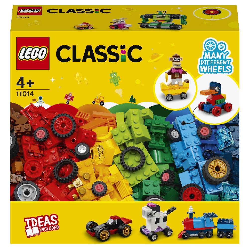Конструктор Lego Classic Кубики та колеса (11014)