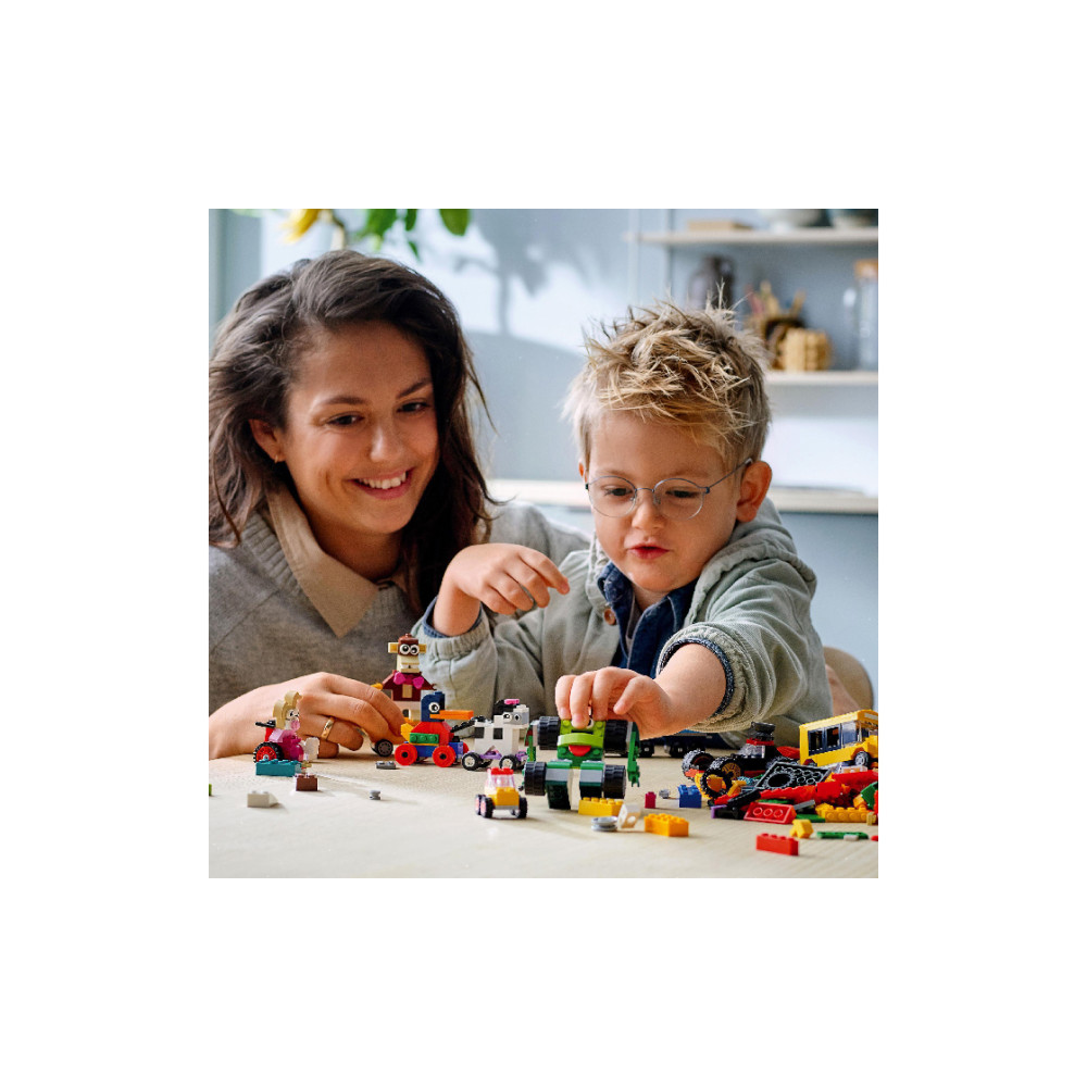 Конструктор Lego Classic Кубики та колеса (11014) Конструктор Lego Classic Кубики та колеса (11014)