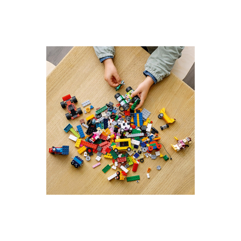 Конструктор Lego Classic Кубики та колеса (11014) Конструктор Lego Classic Кубики та колеса (11014)