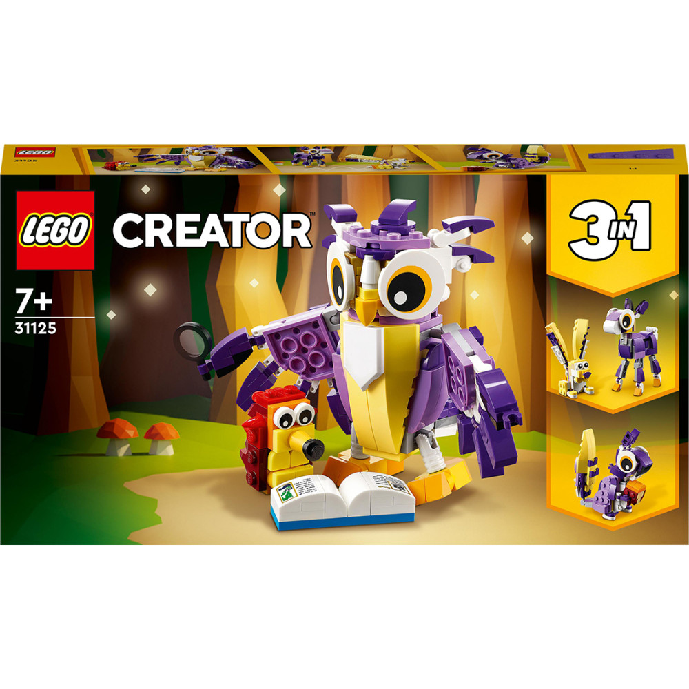 Конструктор Lego Creator Дивовижні лісові жителі (31125)