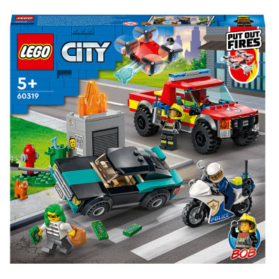 Конструктор Lego City Пожарная бригада и полицейская погоня (60319) Конструктор Lego City Пожарная бригада и полицейская погоня (60319)