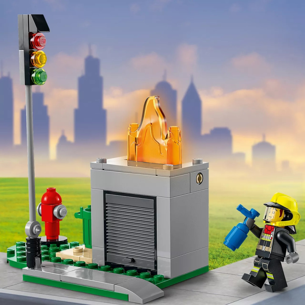 syokougyoページ‼️ホワイト＆ブラックモール Купить Конструктор LEGO City 60319 Пожарная бригада и полицейская
