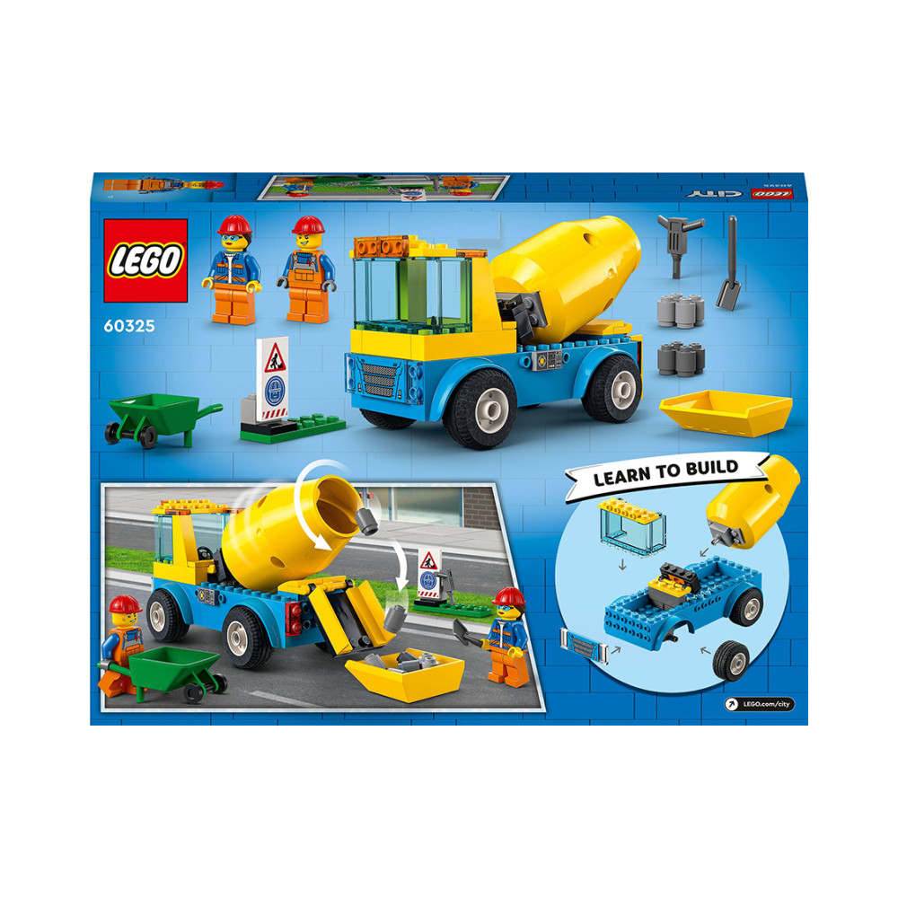 Конструктор Lego City Вантажівка-бетонозмішувач (60325)