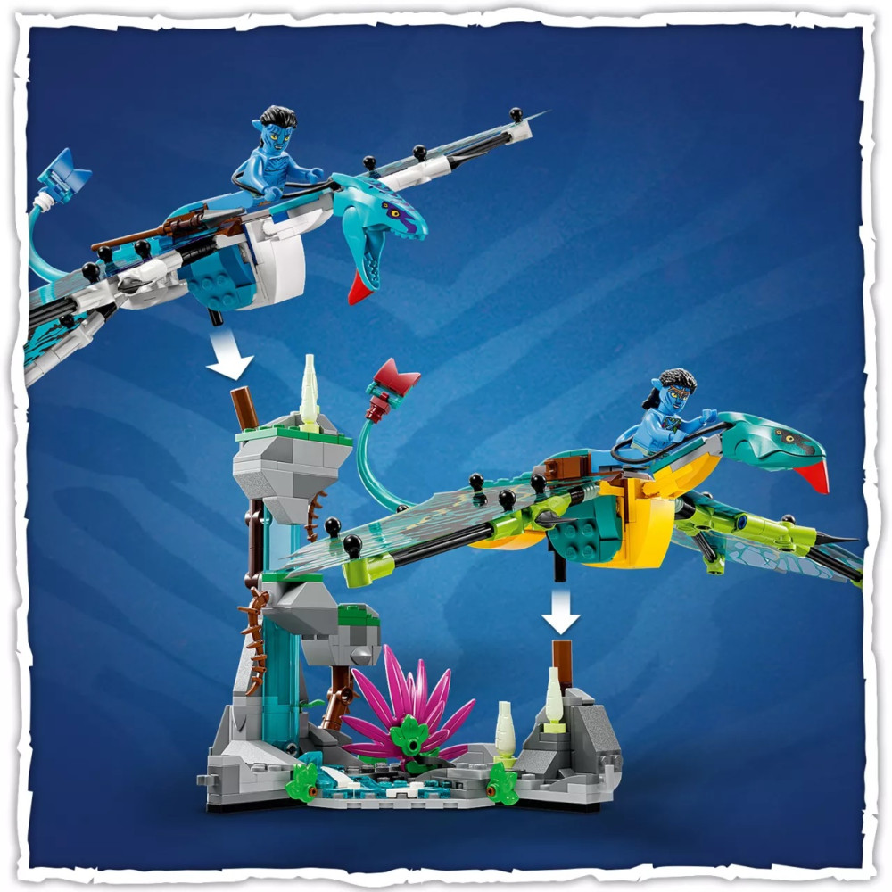 Конструктор Lego Avatar Перший політ Джейка та Нейтирі на банші (75572)