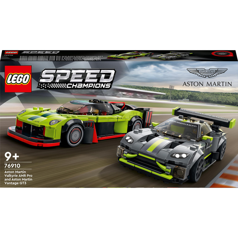 Конструктор Lego Aston Martin Valkyrie AMR Pro та Aston Martin Vantage GT3 (76910)