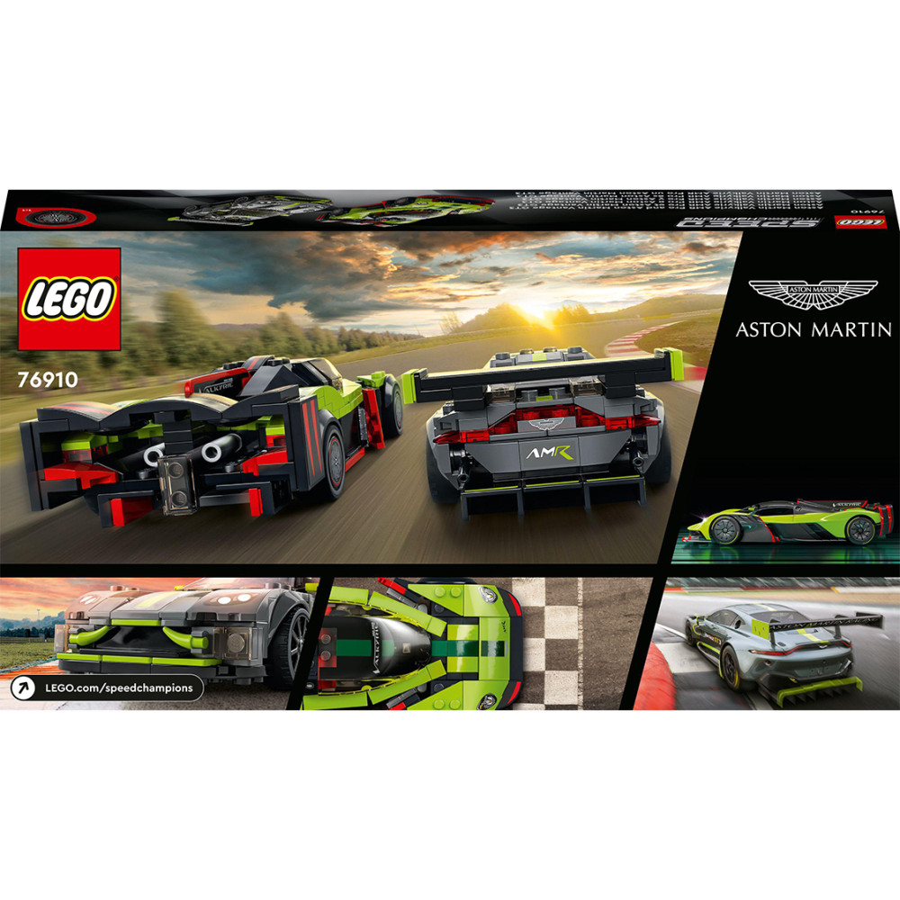Конструктор Lego Aston Martin Valkyrie AMR Pro та Aston Martin Vantage GT3 (76910)