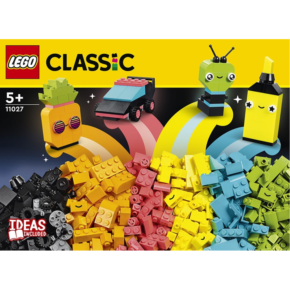 Конструктор Lego Classic Весела творчість: неон (11027)