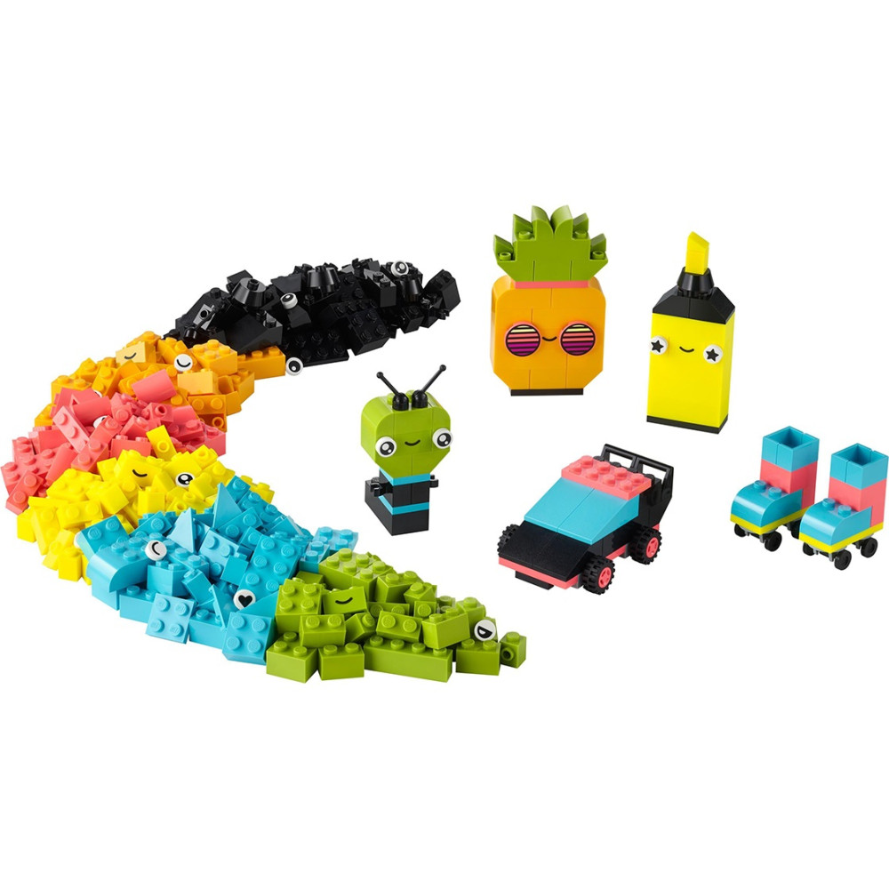 Конструктор Lego Classic Весела творчість: неон (11027)
