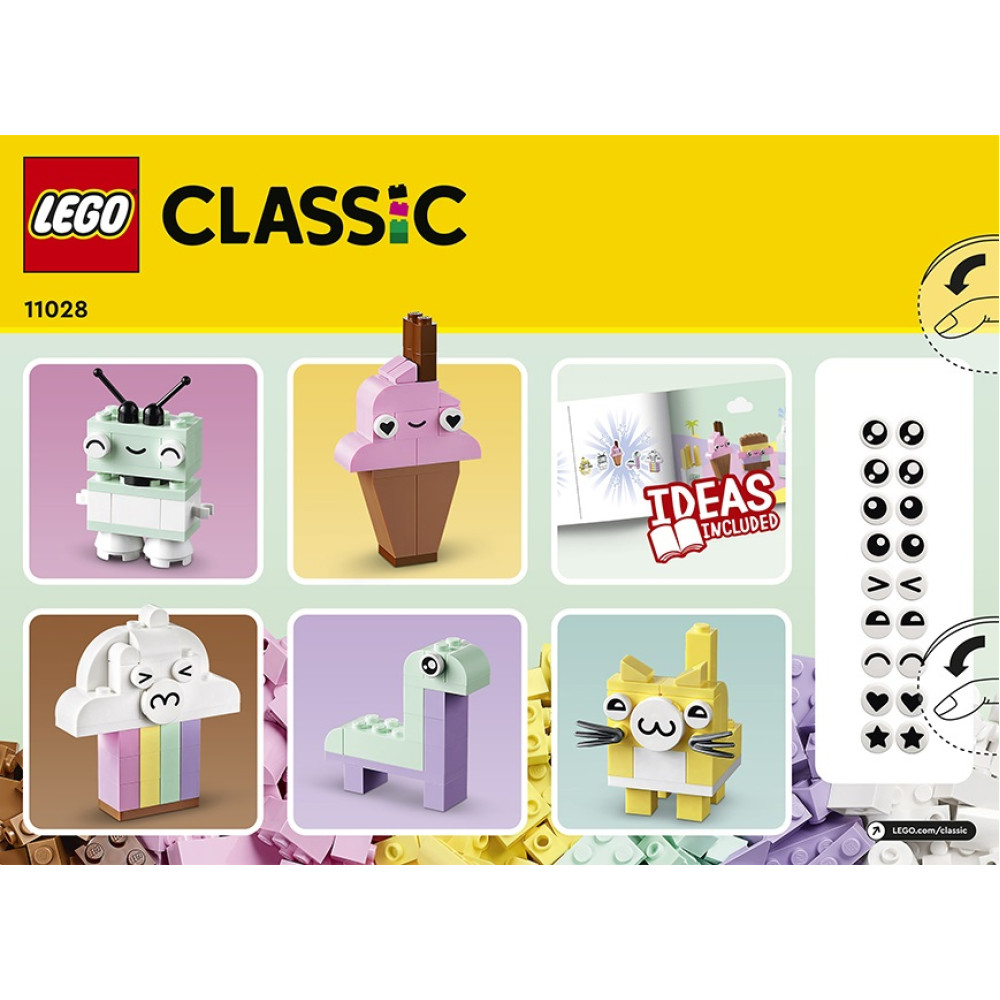 Конструктор Lego Classic Весела творчість: пастель (11028)