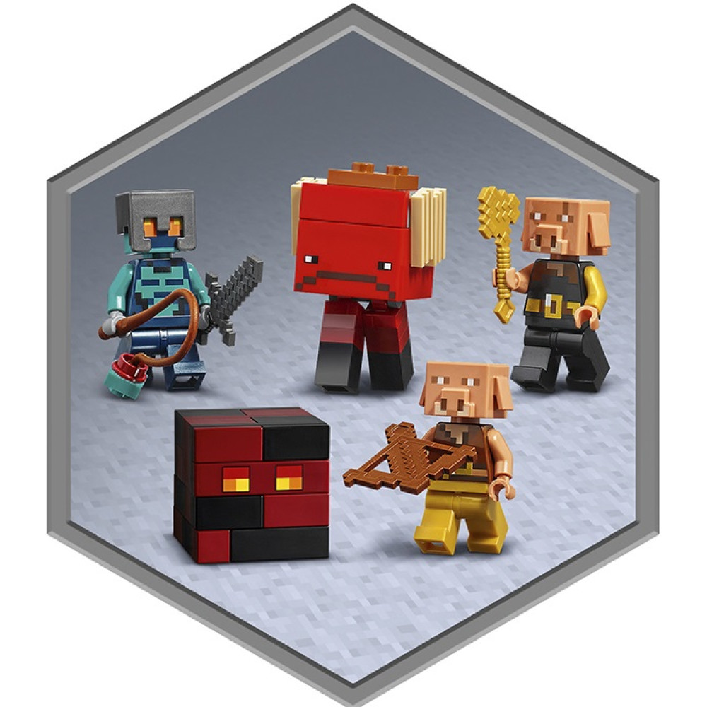 Конструктор Lego Minecraft Бастіон Нижнього світу (21185)