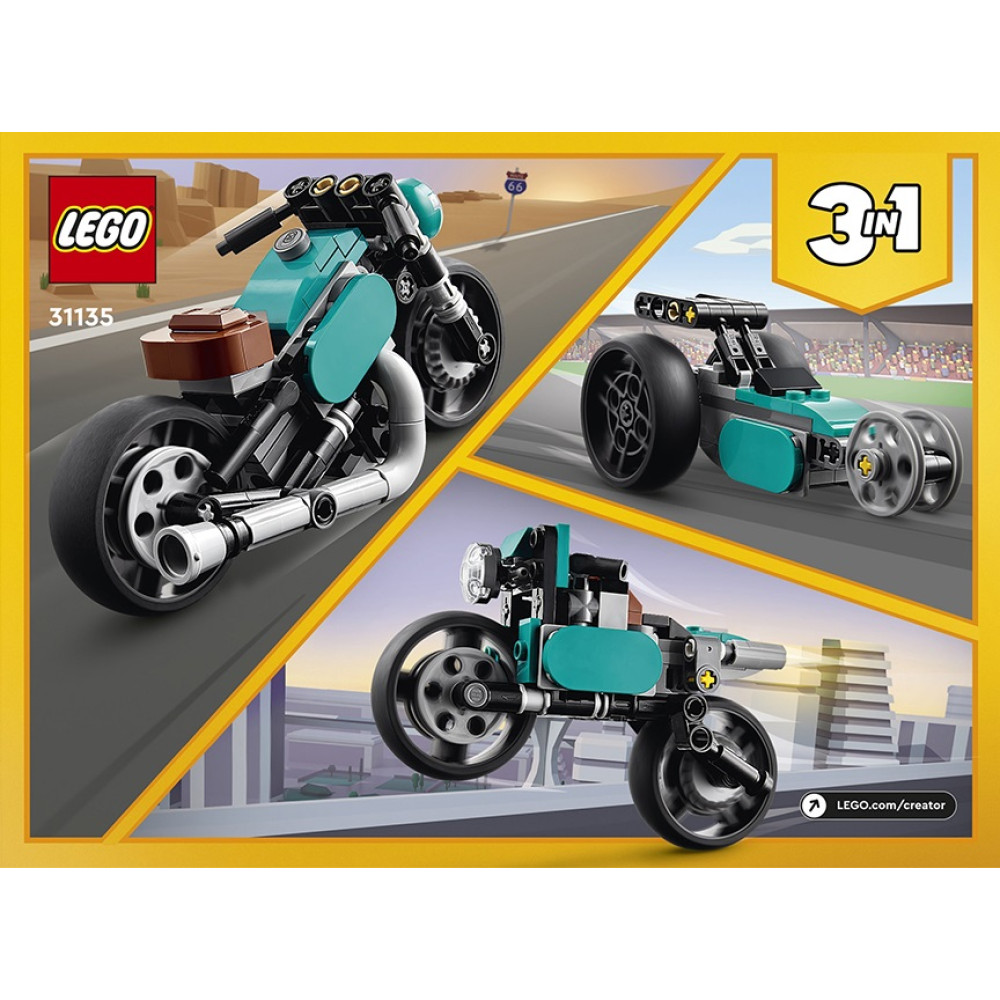 Конструктор Lego Creator Вінтажний мотоцикл (31135)