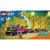Конструктор Lego City Stunt Трюковый грузовик и испытание с огненными кольцами (60357)