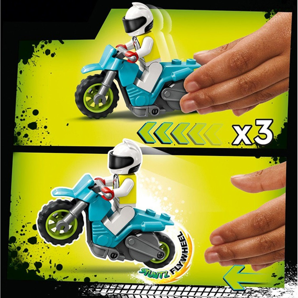 Конструктор Lego City Stunt Трюковый грузовик и испытание с огненными кольцами (60357) Конструктор Lego City Stunt Трюковый грузовик и испытание с огненными кольцами (60357)