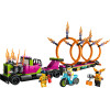Конструктор Lego City Stunt Трюковый грузовик и испытание с огненными кольцами (60357)