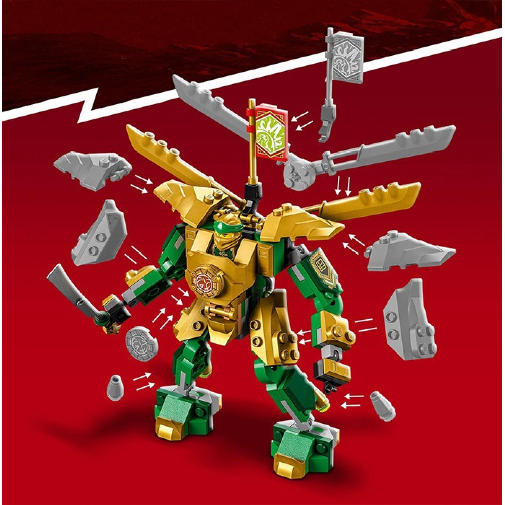 Конструктор Lego Ninjago битва робота Evo Ллойда (71781)