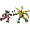 Конструктор Lego Ninjago битва робота Evo Ллойда (71781)