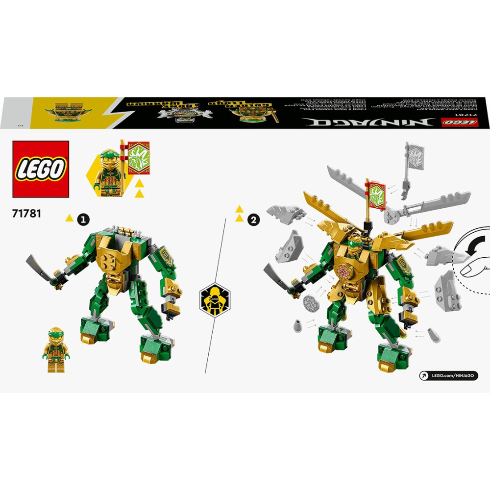 Конструктор Lego Ninjago битва робота Evo Ллойда (71781)