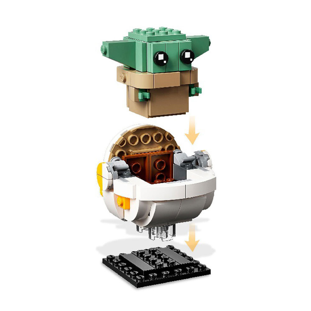 Конструктор Lego Brick Headz Мандалорець і Малюк (75317)