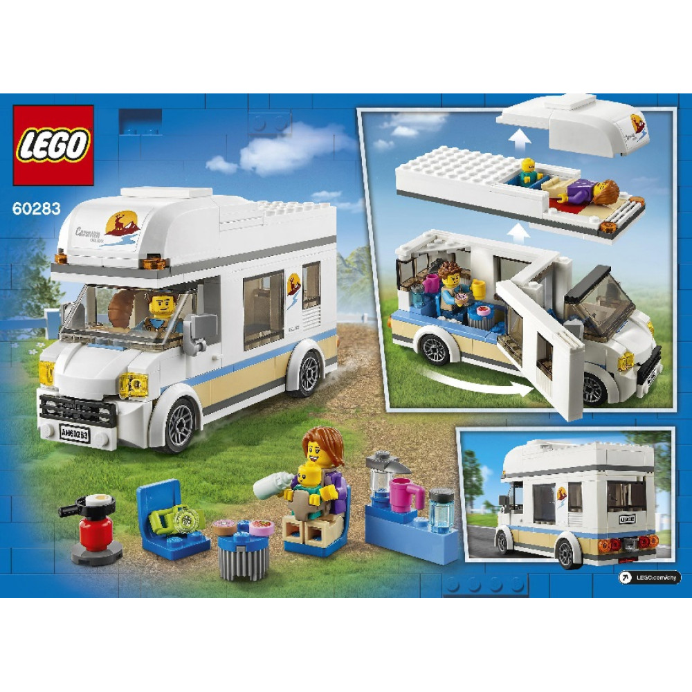 Конструктор Lego City Каникулы в доме на колесах (60283) Конструктор Lego City Каникулы в доме на колесах (60283)