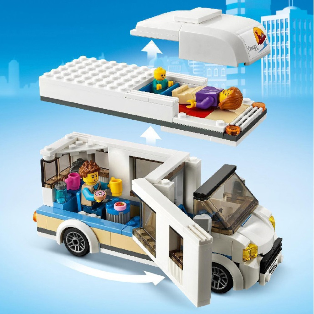 Конструктор Lego City Каникулы в доме на колесах (60283) Конструктор Lego City Каникулы в доме на колесах (60283)