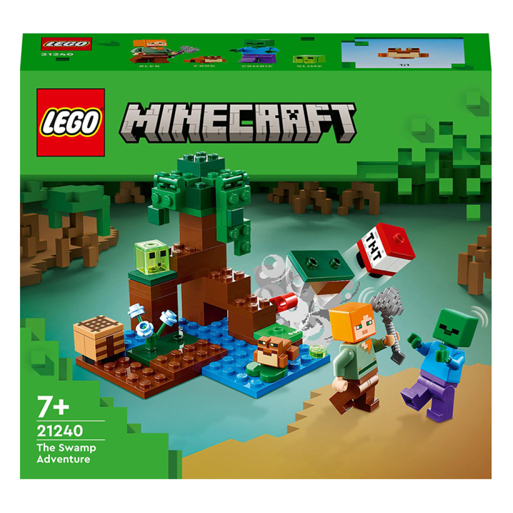 Конструктор Lego Minecraft Пригода на болоті (21240)