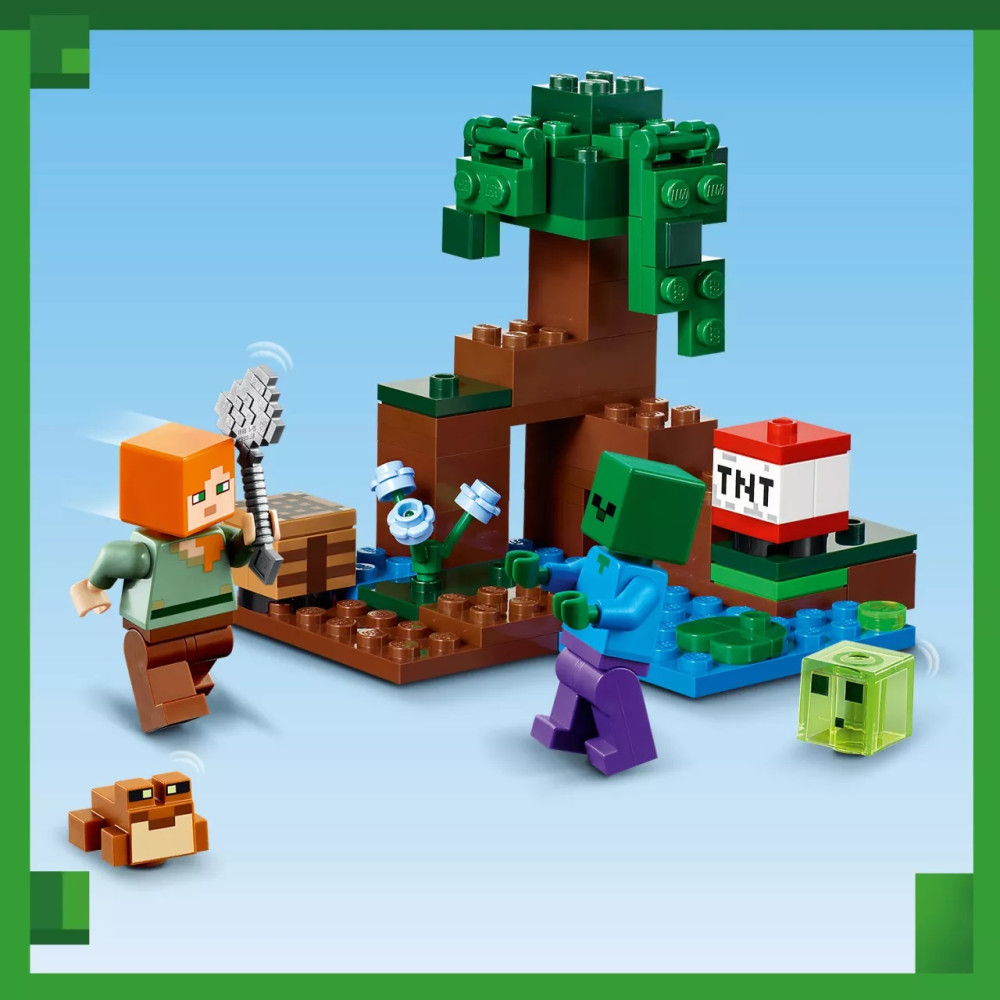 Конструктор Lego Minecraft Пригода на болоті (21240)
