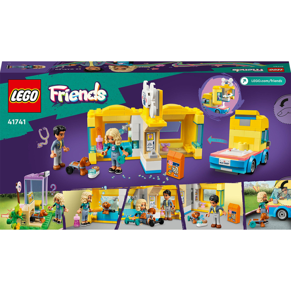 Конструктор Lego Friends Спасательный фургон для собак (41741) Конструктор Lego Friends Спасательный фургон для собак (41741)