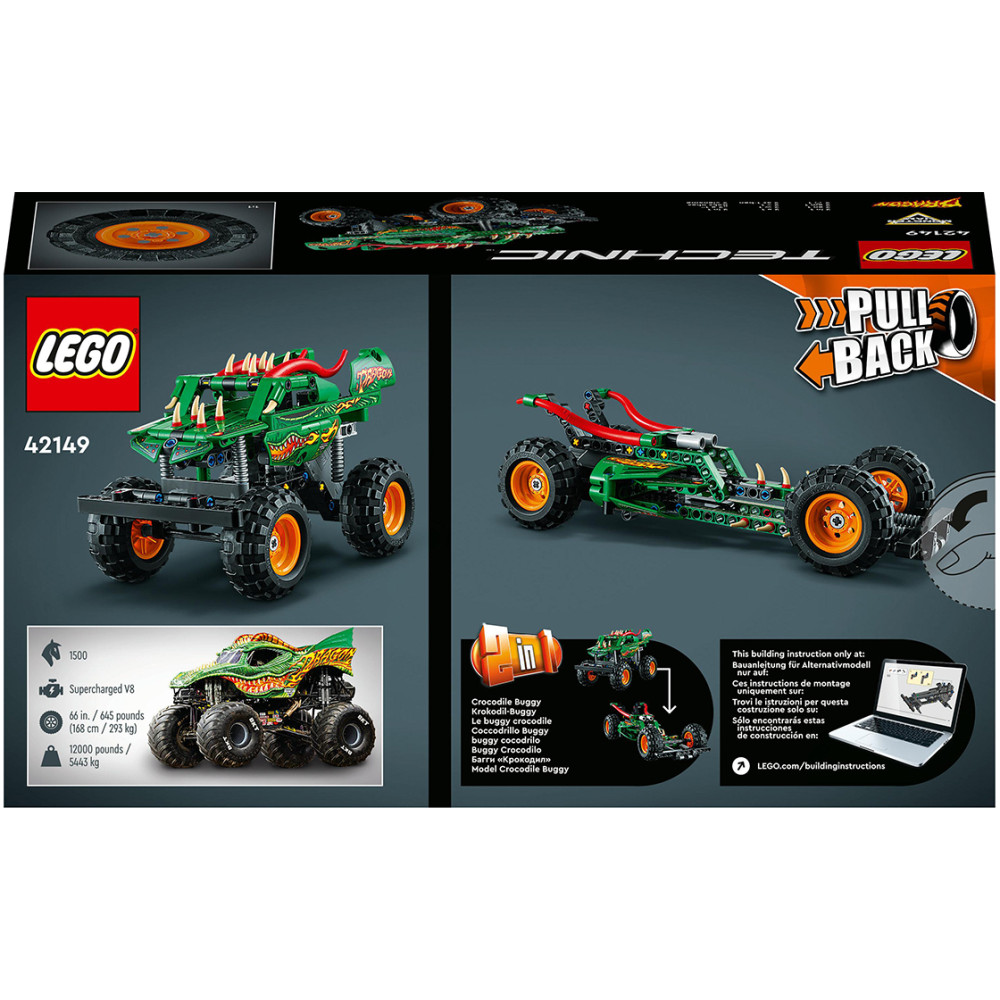 Конструктор Lego Technic Monster Jam™ Dragon™ (42149) Конструктор Lego Technic Monster Jam™ Dragon™ (42149)