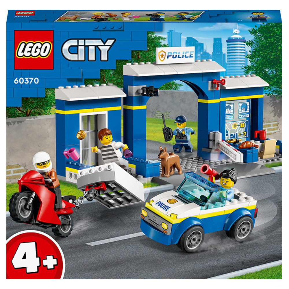 Конструктор Lego City Погоня в поліцейській дільниці (60370)
