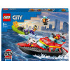 Конструктор Lego City Спасательный пожарный катер (60373)