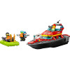 Конструктор Lego City Спасательный пожарный катер (60373)