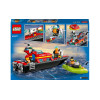 Конструктор Lego City Спасательный пожарный катер (60373)