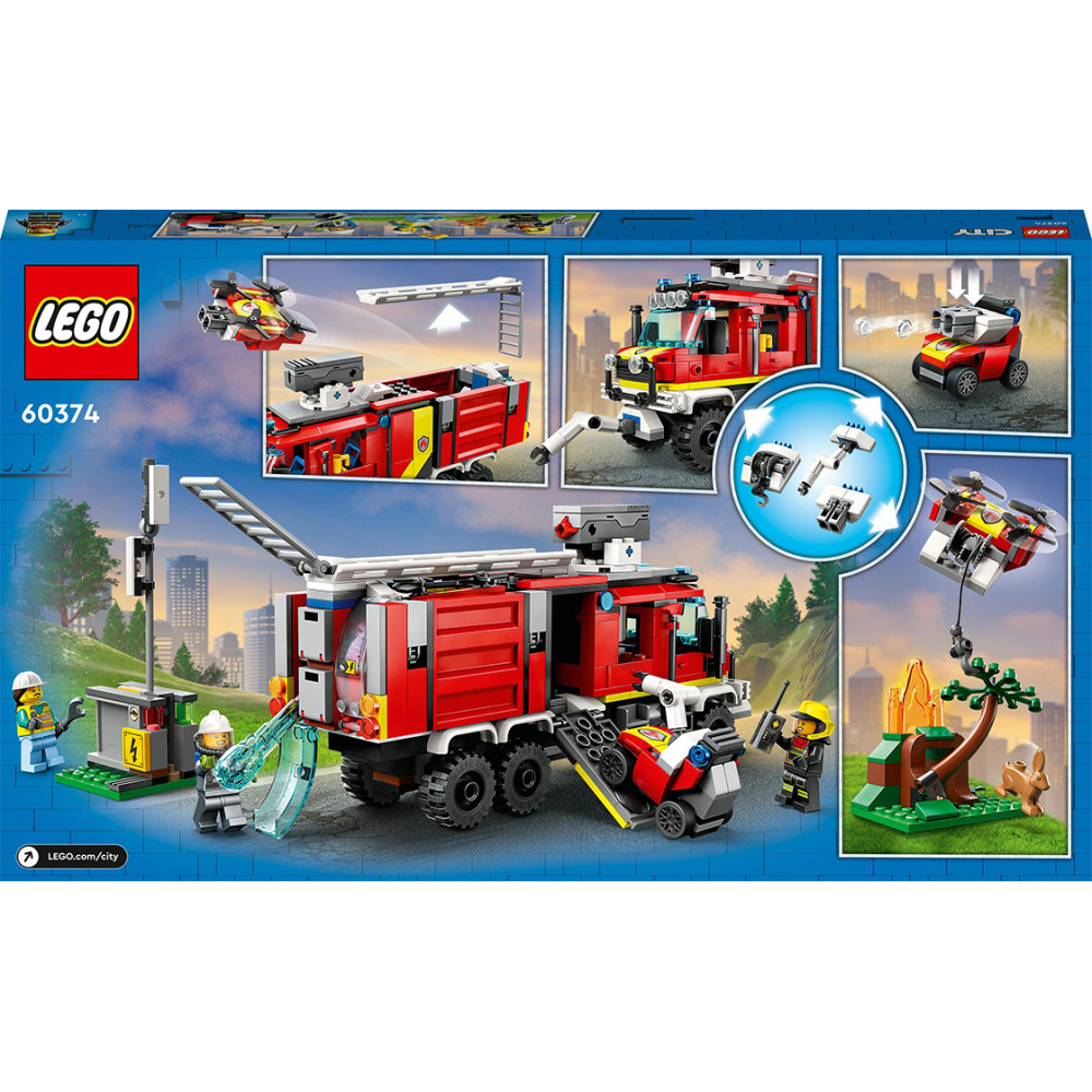 Конструктор Lego City Машина пожарного расчета (60374)