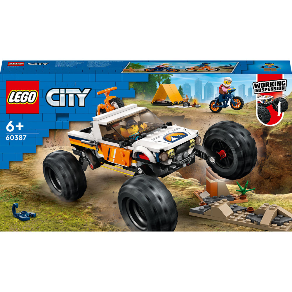 Конструктор Lego City Внедорожные приключения 4x4 (60387)